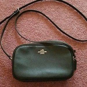 Coach double zip crossbody